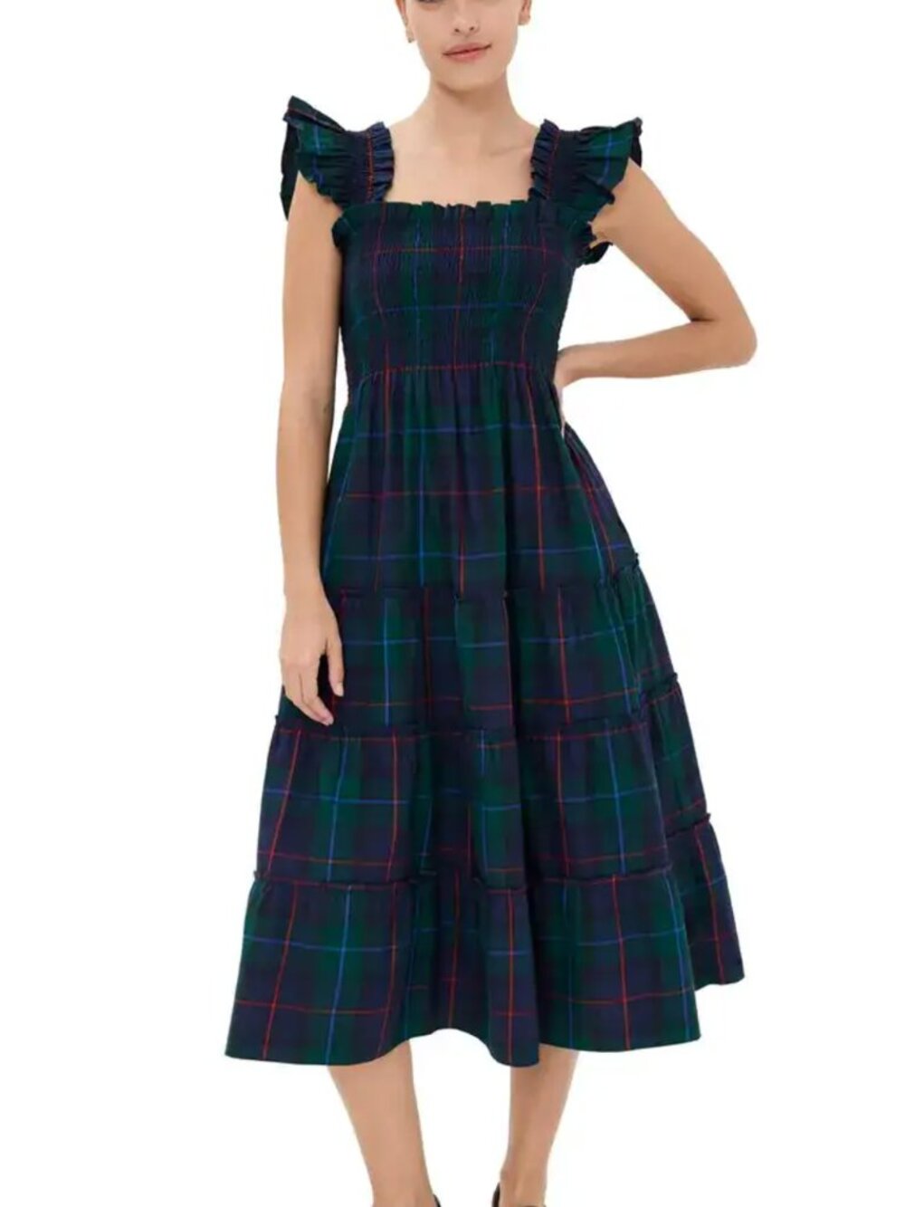 Hill House Home The Ellie Nap Dress - Midnight Tartan